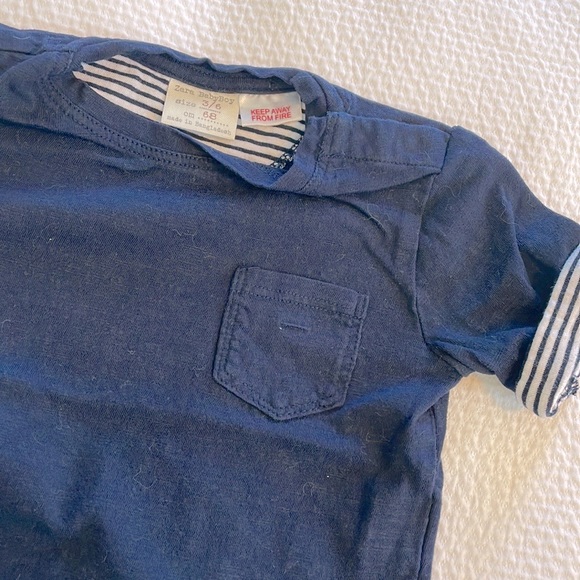 Baby Boy Summer Shirt Bundle - Gap - Zara Baby - Carter’s - Size 3-6 Months - Picture 3 of 8